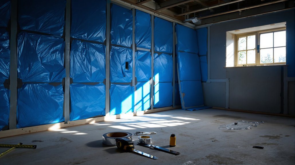 isolation de sous-sol économies d'énergie