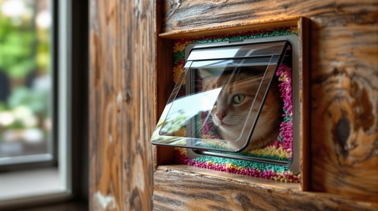 porte de chat et isolation