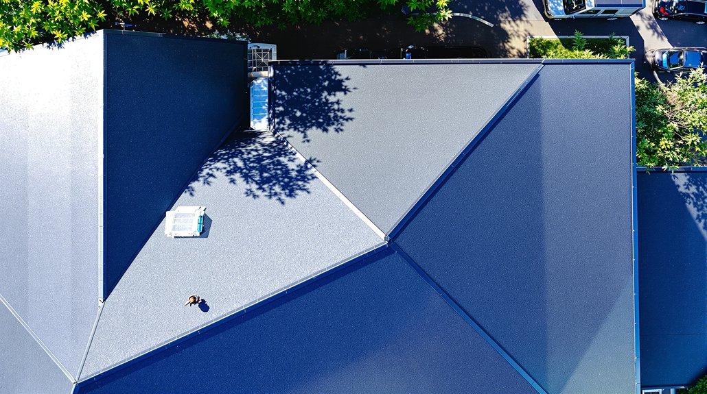 Isolation de toit par l'extérieur