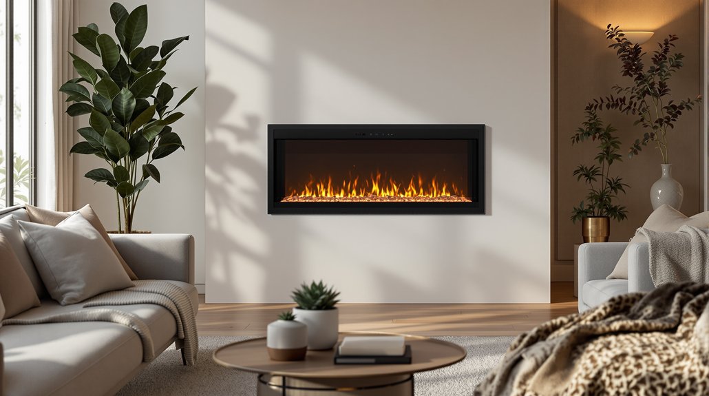 cheminée électrique décorative moderne