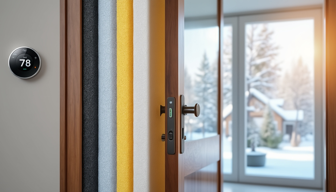 découvrez comment choisir le meilleur isolant pour porte afin d'améliorer l'efficacité énergétique de votre maison et réduire vos factures d'énergie.