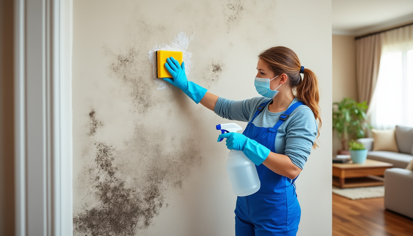 découvrez des méthodes efficaces pour enlever la moisissure sur un mur et restaurer un environnement sain dans votre maison.