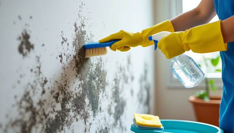 découvrez des méthodes efficaces et simples pour enlever la moisissure sur un mur et préserver la santé de votre maison.